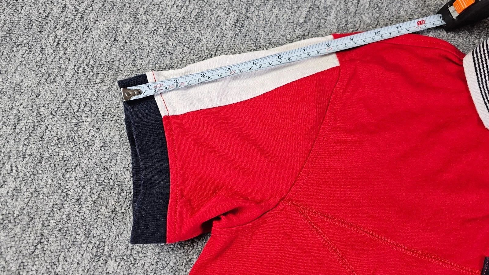 Nautica Nautica Slim Fit Polo USA Flag 30th Anniversary Red Cotton M Size US M / EU 48-50 / 2 - 13 Thumbnail