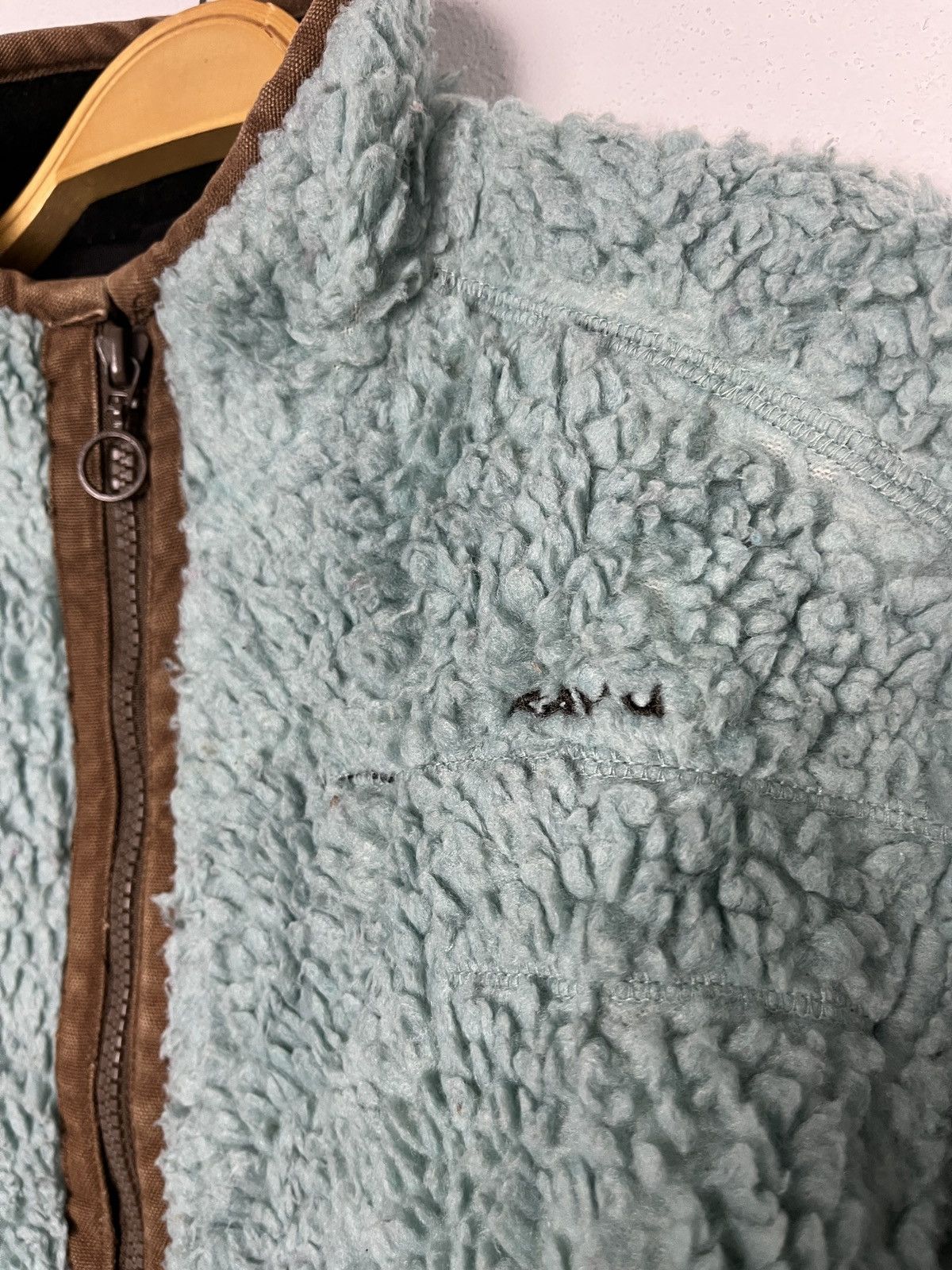 KAVU × Vintage Vintage Kavu Ice Blue Deep Pile Fleece Size XS / US 0-2 / IT 36-38 - 6 Thumbnail
