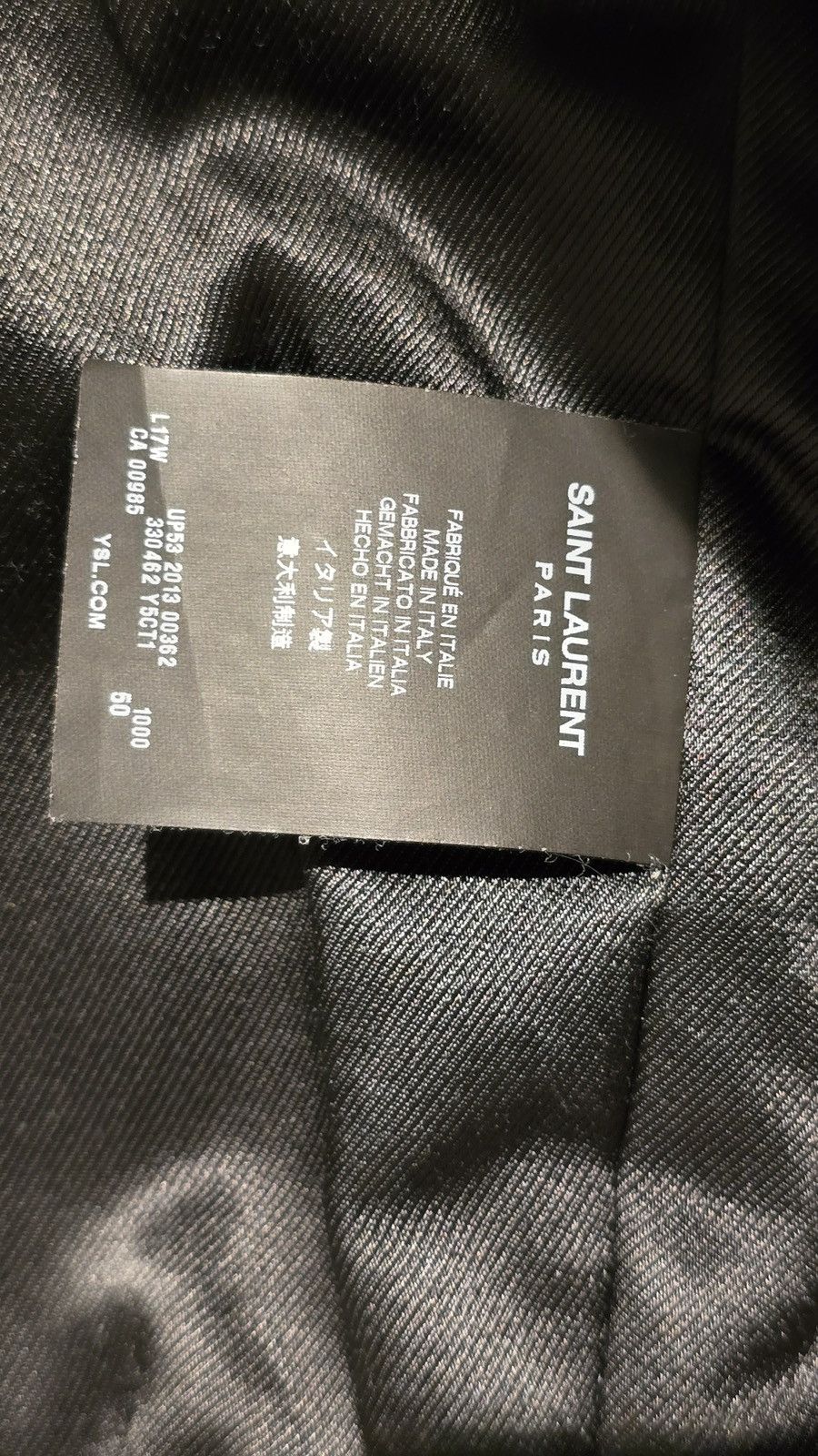 Saint Laurent Paris Saint Laurent 13FW L17 Oiled Calf Leather Jacket 50 w/ Tag Size US M / EU 48-50 / 2 - 3 Thumbnail