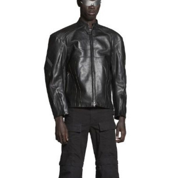 Balenciaga Balenciaga Leather Racing Jacket Size US M / EU 48-50 / 2 - 1 Thumbnail