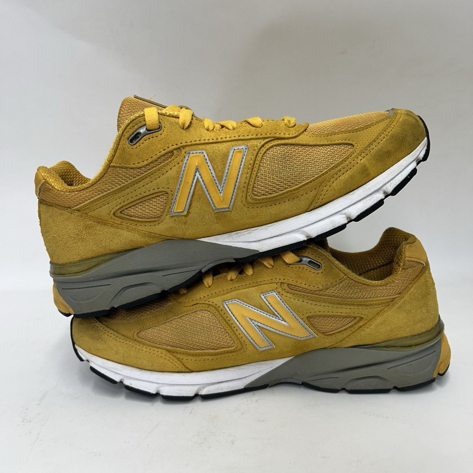 New Balance New Balance 990 990v4 Made In USA “Mustard Yellow” M990QK4 Size US 11.5 / EU 44-45 - 3 Thumbnail