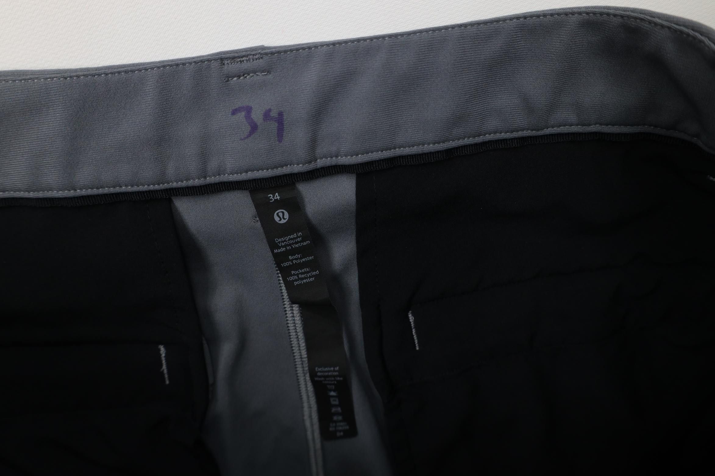 Lululemon Lululemon ABC Stretch Straight Leg Chinos Chino Pants Gray Size US 34 / EU 50 - 7 Thumbnail
