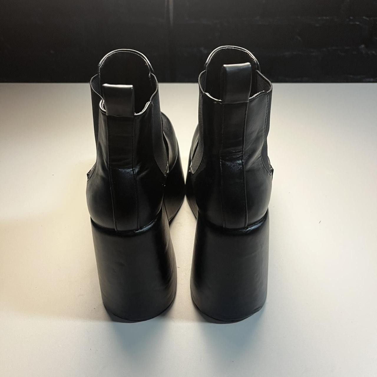Other Black chunky platform ankle boots #goth #punk Size US 8 / IT 38 - 3 Thumbnail