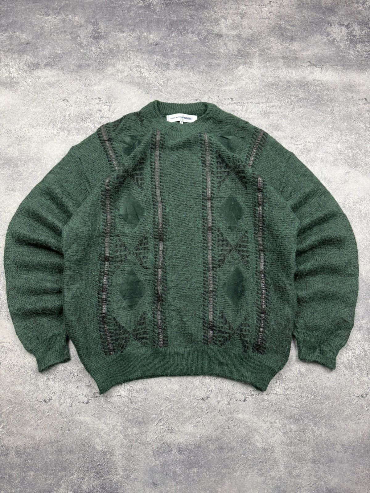 Comme des Garcons SHIRT Comme des Garçons SHIRT Sweater Knit Japanese Brand Size US L / EU 52-54 / 3 - 2 Thumbnail