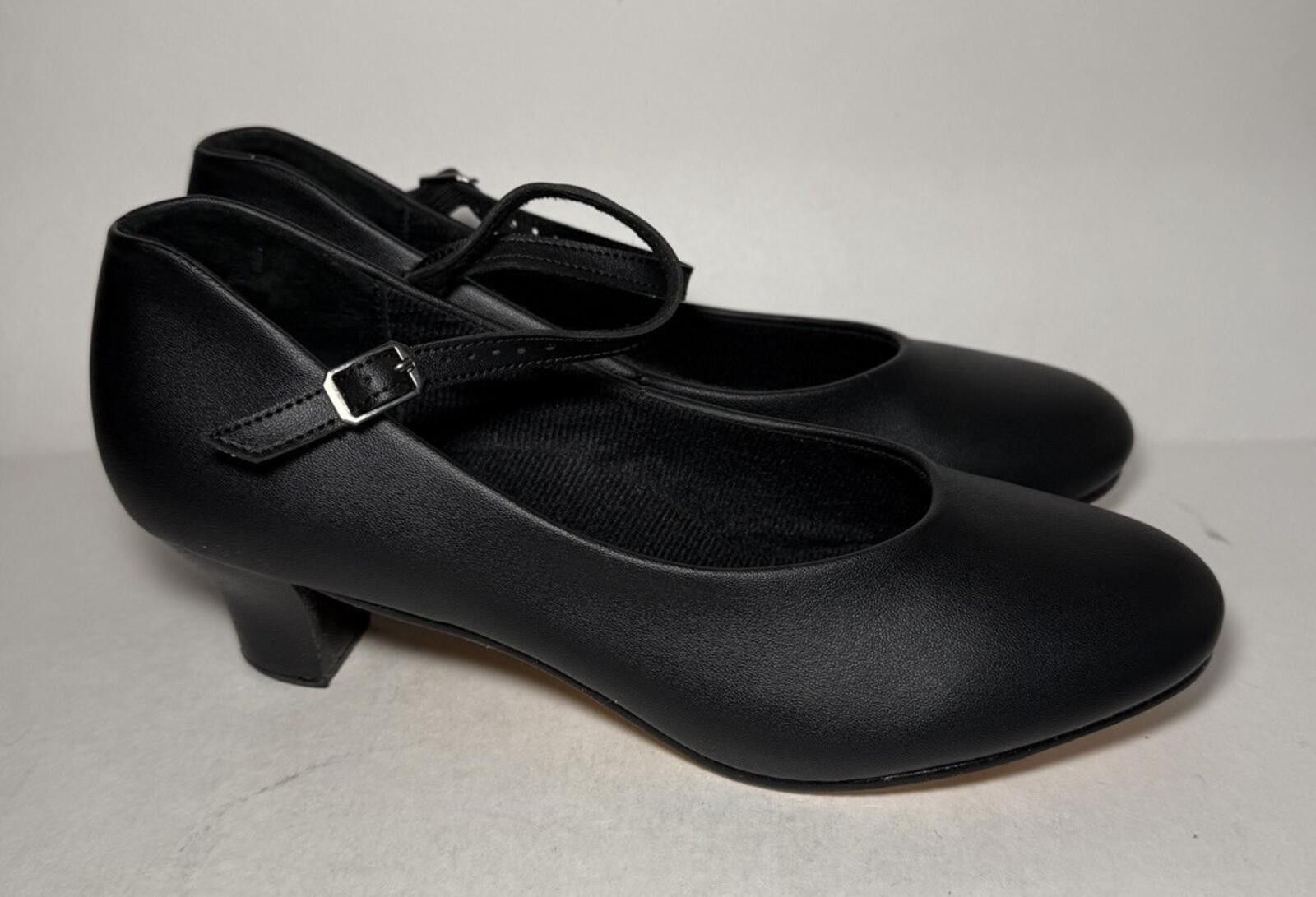 Other Theatricals Women's Black Leather Sole Tap Dance Shoe Heels Size ONE SIZE - 1 Thumbnail