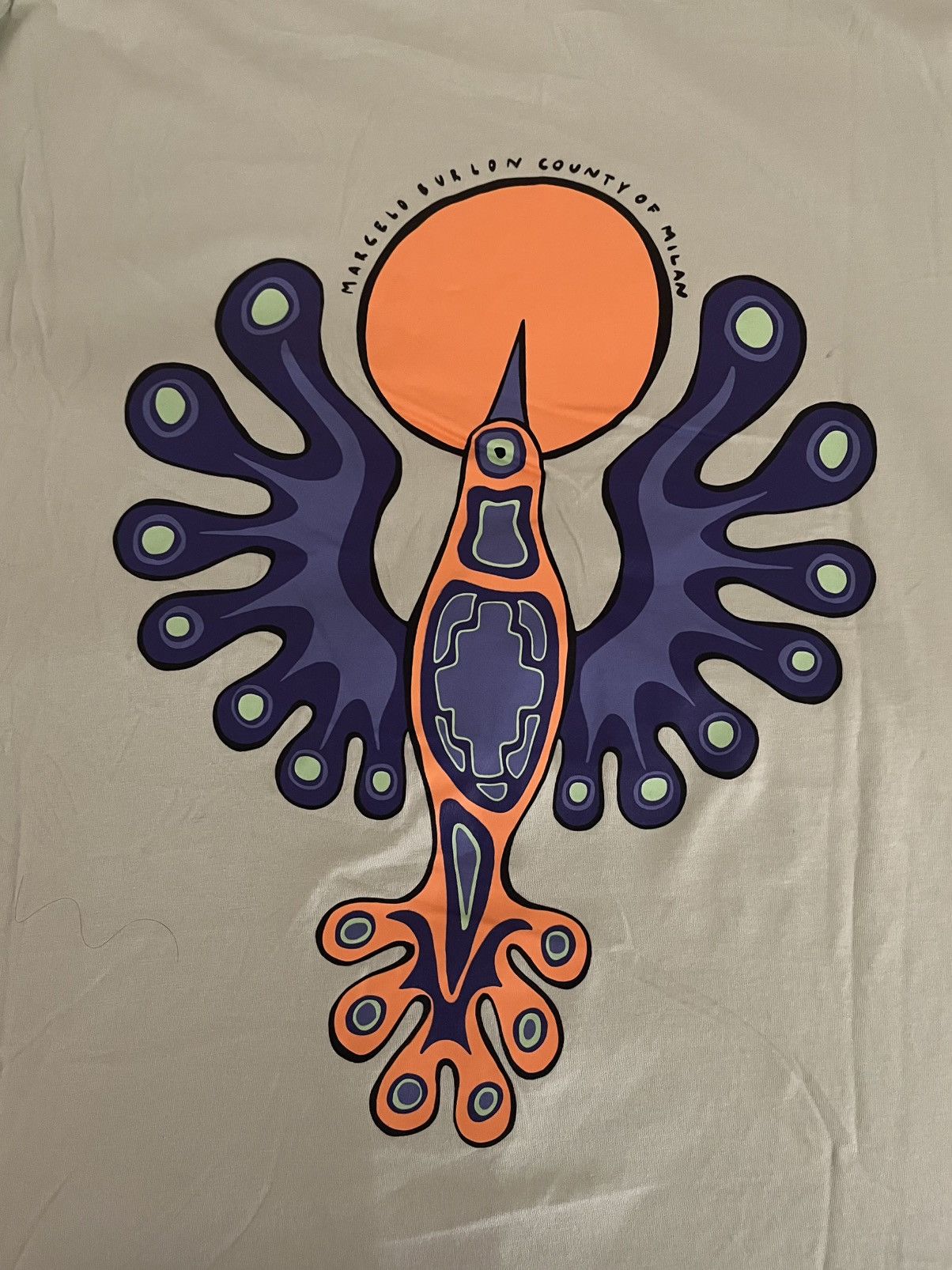 Marcelo Burlon Marcelo Burlon County of Milan Sunset Bird organic T-Shirt Size US L / EU 52-54 / 3 - 5 Thumbnail