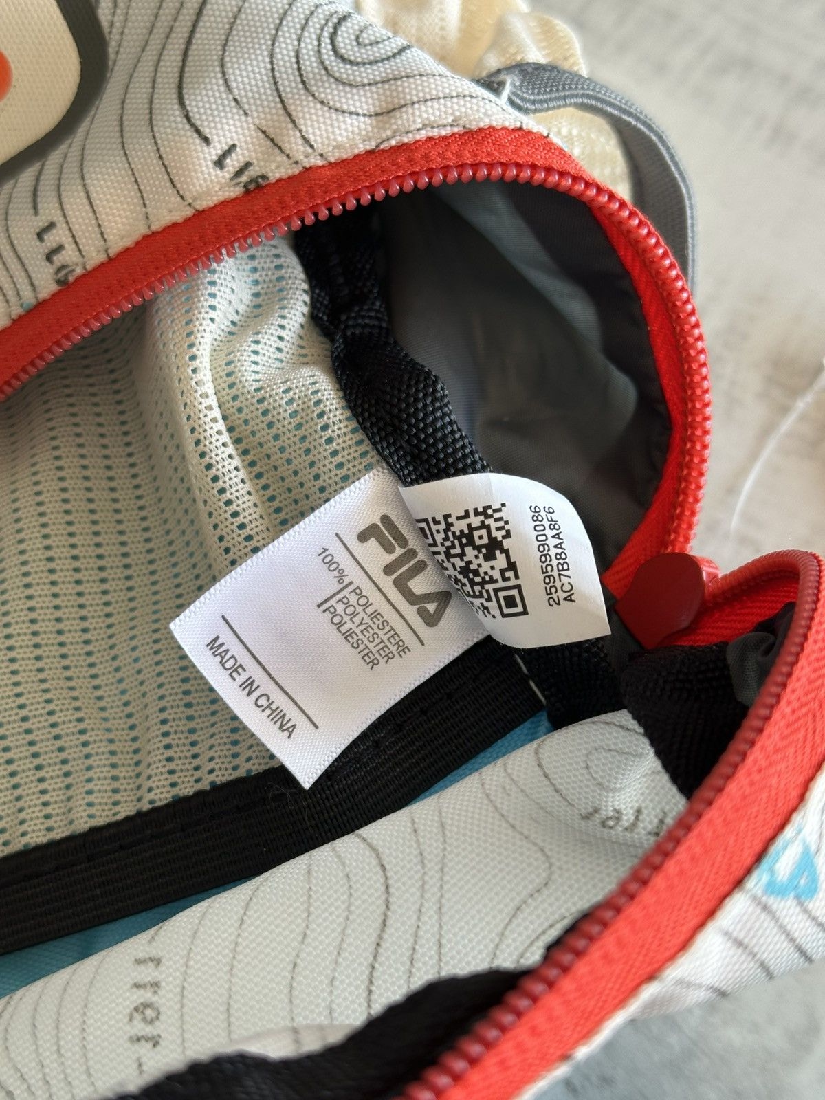 Fila FILA Trail Topographical Design Fanny Pack Size ONE SIZE - 9 Thumbnail