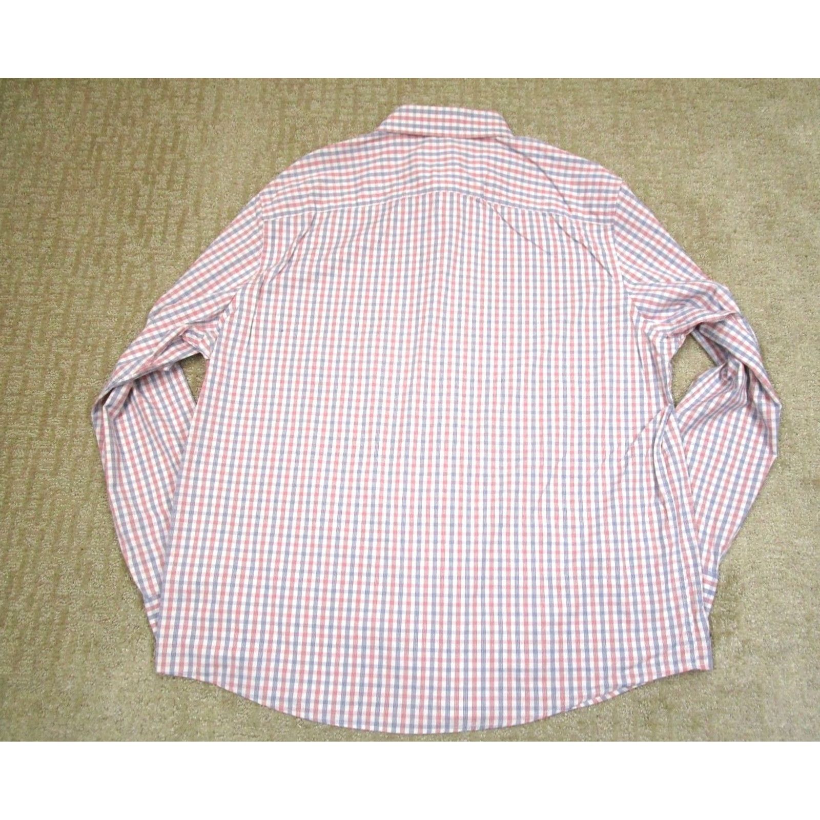 UNTUCKit UNTUCKit Shirt Men 2XL White Check Performance Button Up Long Sleeve Stretch Shirt Size US XXL / EU 58 / 5 - 3 Thumbnail