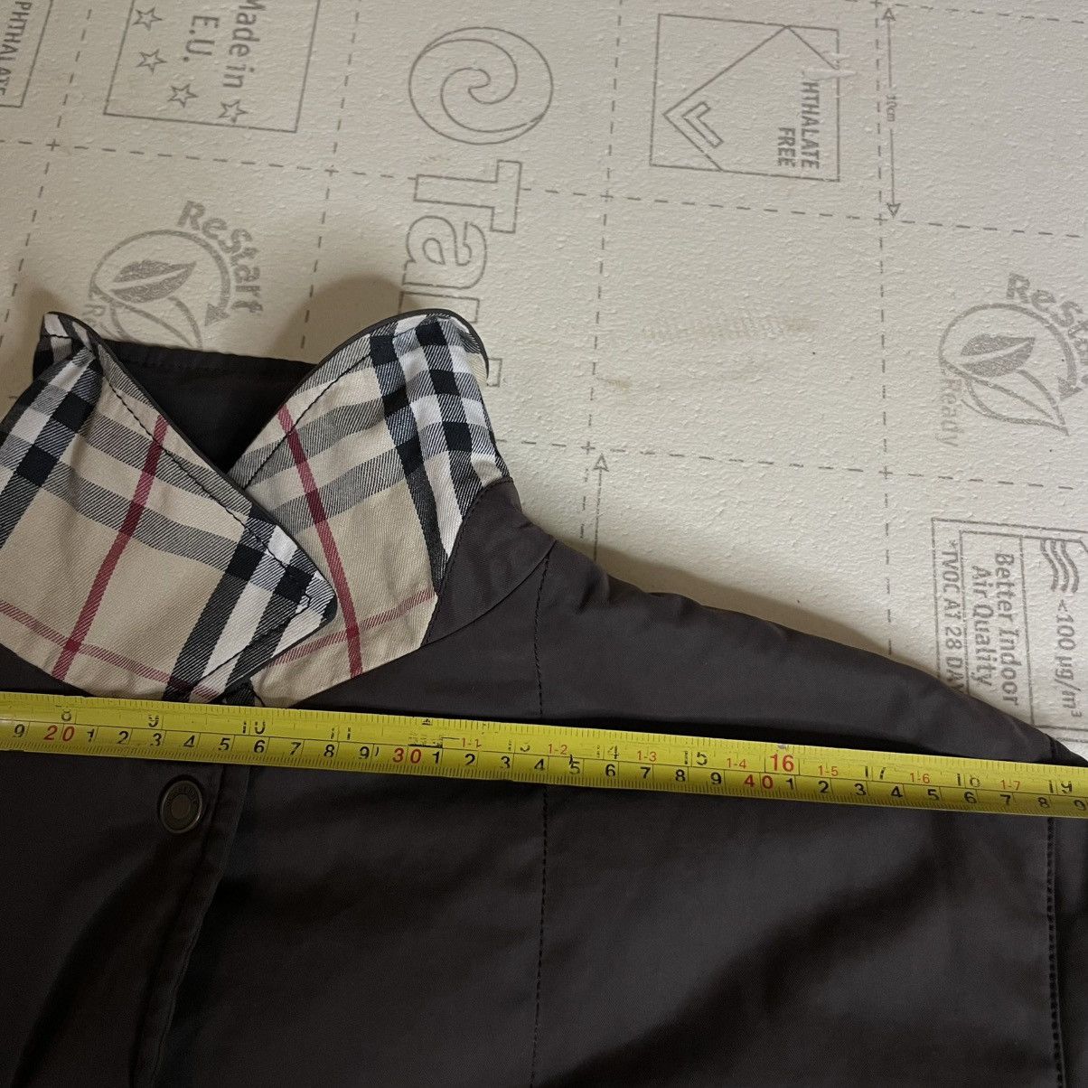 Burberry Burberry Quilted VINTAGE Jacket Nova check Diamond women's Size L / US 10 / IT 46 - 19 Thumbnail