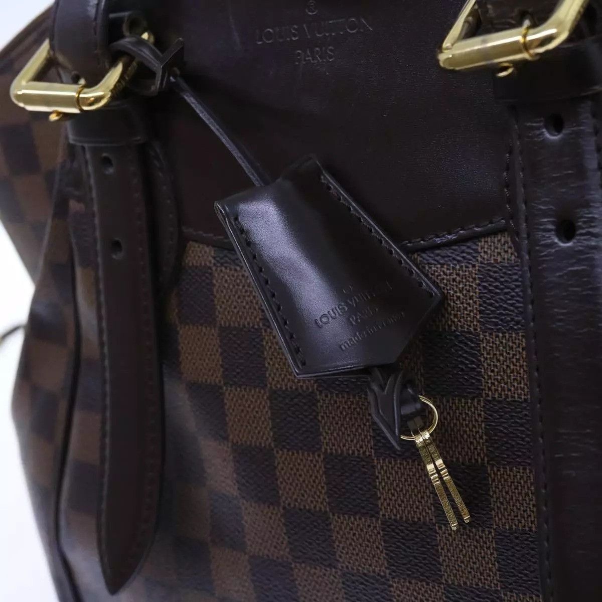Louis Vuitton LOUIS VUITTON Damier Ebene Verona MM Shoulder Bag Size ONE SIZE - 5 Thumbnail