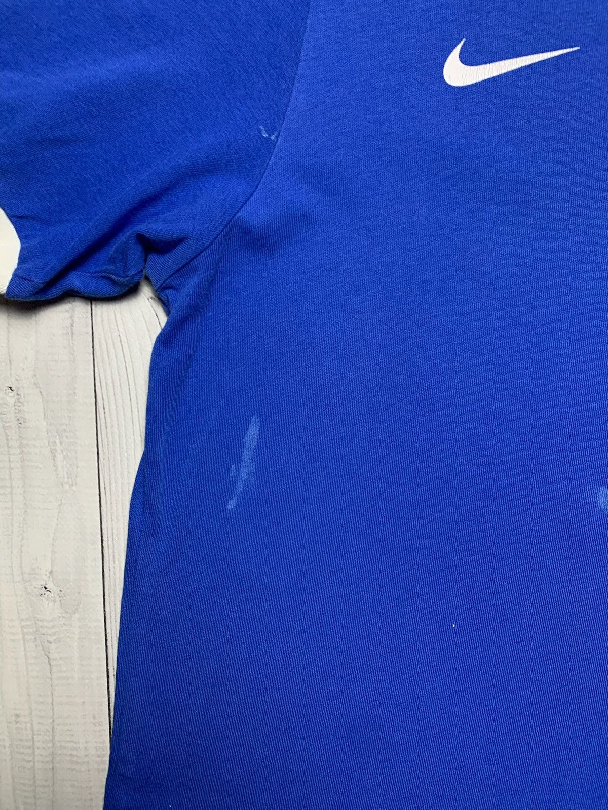 Nike × Vintage Vintage Nike Brasil blue soccer jersey size M logo Size US M / EU 48-50 / 2 - 3 Thumbnail
