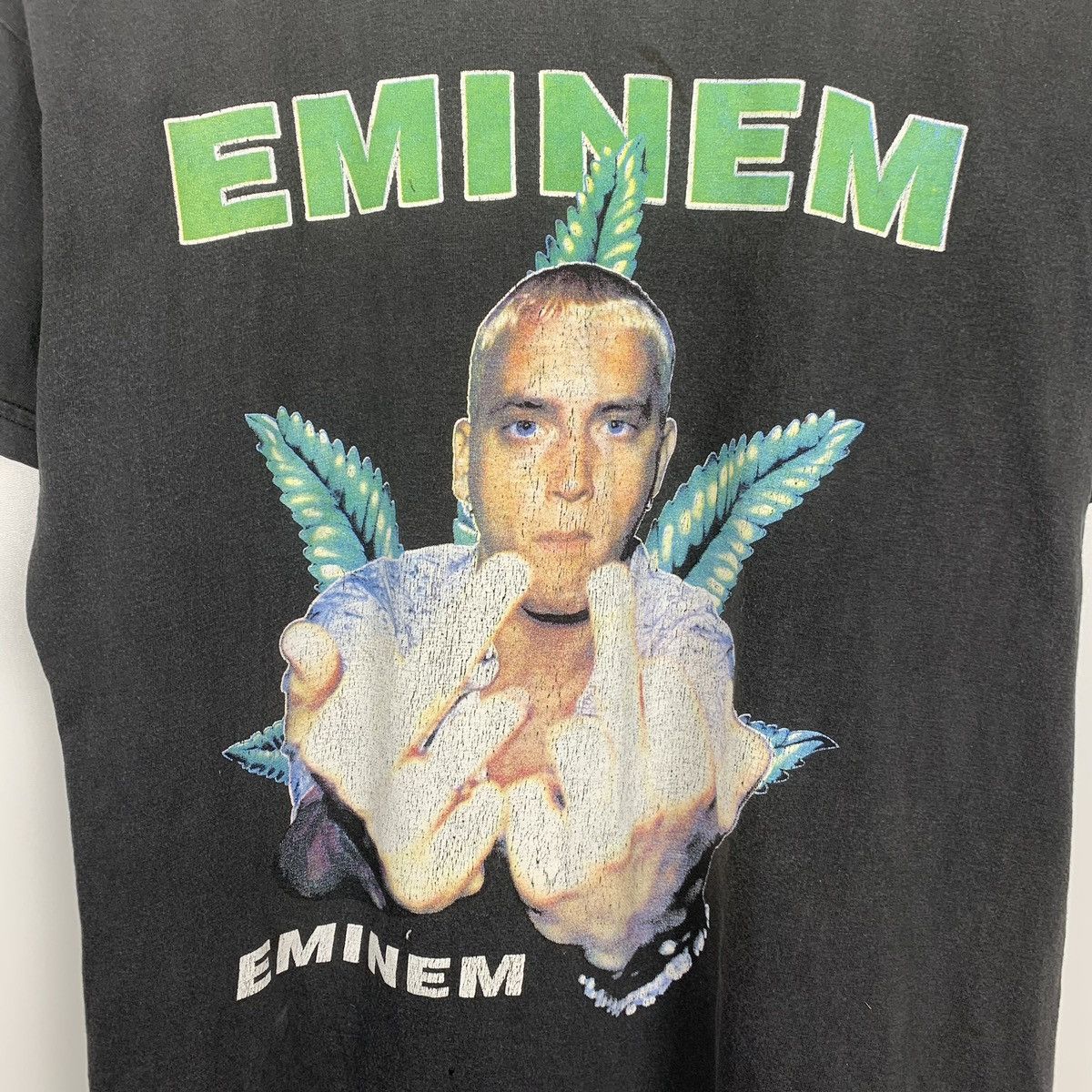 Eminem Vintage Y2K Eminem Weed Tee Marshall Maters Slim Shady Faded Size US S / EU 44-46 / 1 - 2 Thumbnail