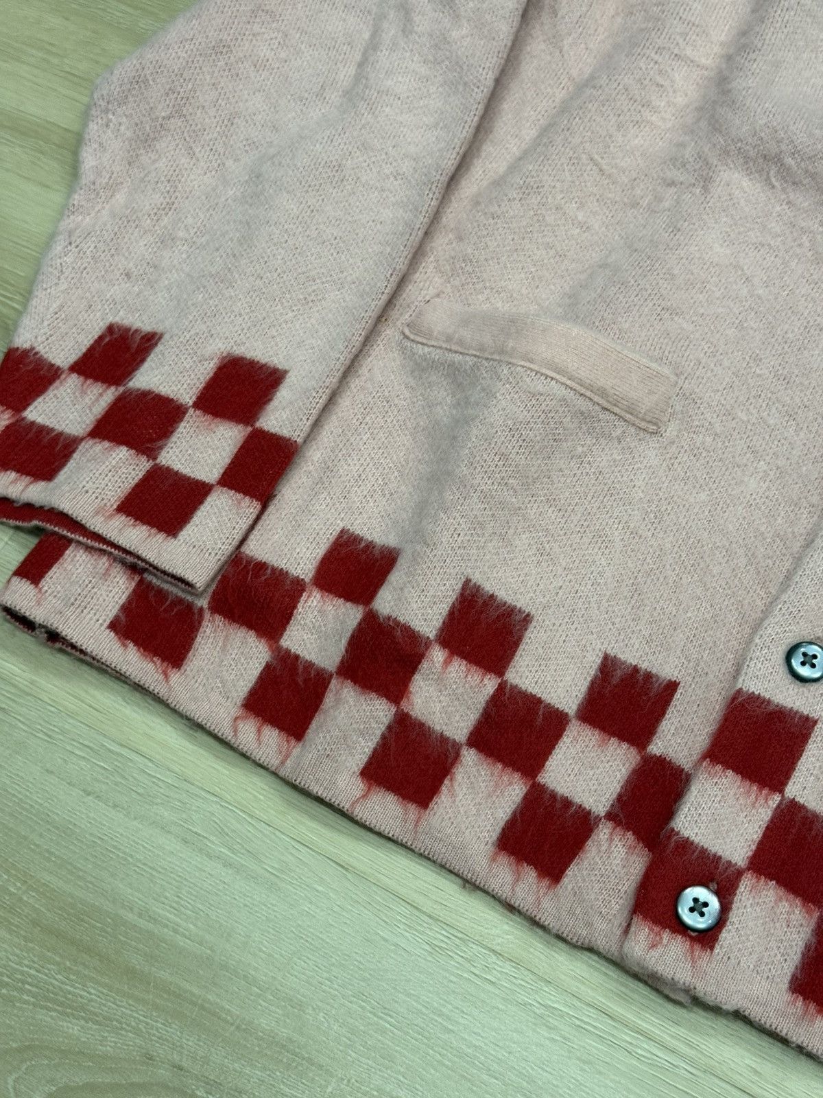 Supreme Supreme Brushed Checkered Cardigan Size US XL / EU 56 / 4 - 6 Thumbnail
