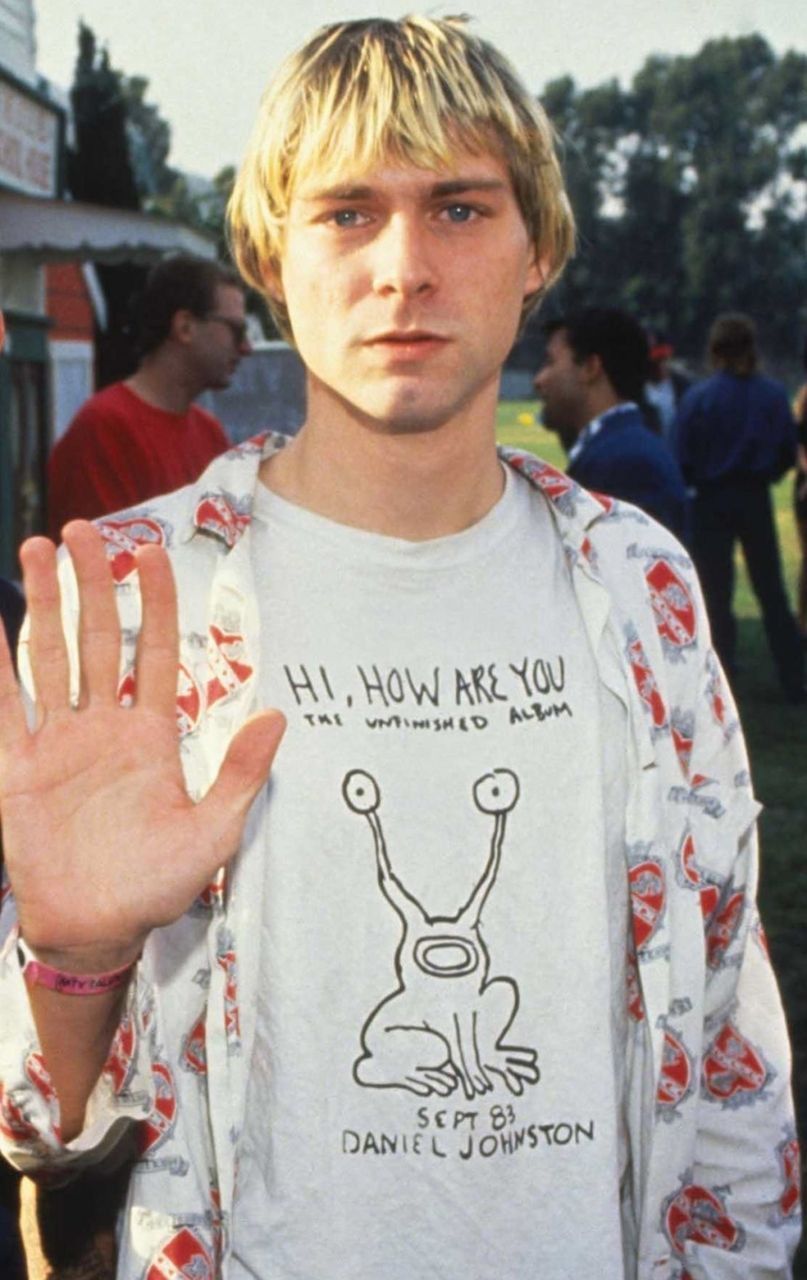 Band Tees daniel johnston vintage t shirt, kurt cobain Size US L / EU 52-54 / 3 - 1 Thumbnail