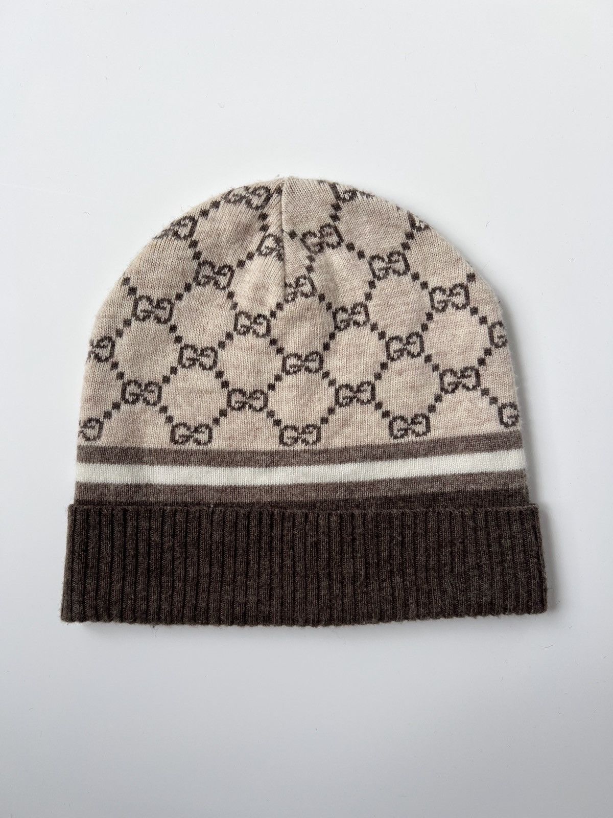 Gucci Gucci Monogram Beanie Size ONE SIZE - 1 Thumbnail