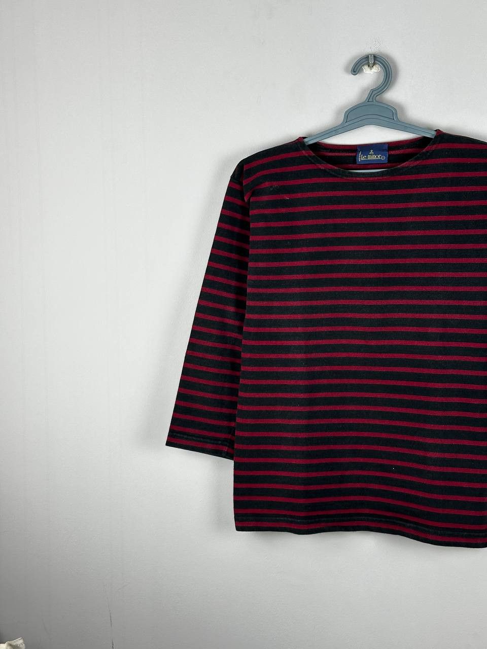 Vintage Le minor made in France striped longsleeve sweatshirt unisex Size US M / EU 48-50 / 2 - 2 Thumbnail