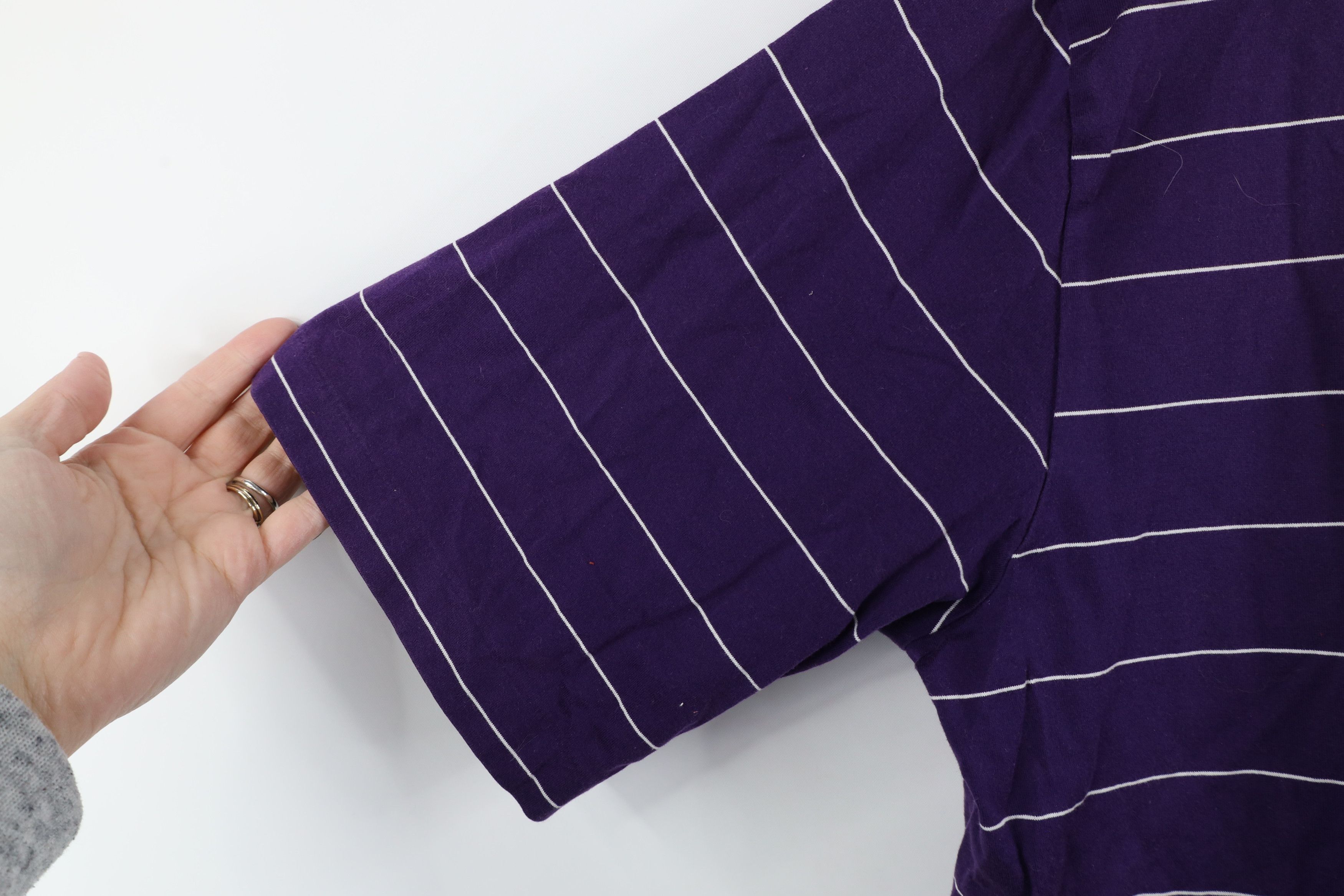 Ralph Lauren Vintage Polo Golf Ralph Lauren Striped Polo Shirt Purple Size US L / EU 52-54 / 3 - 7 Thumbnail