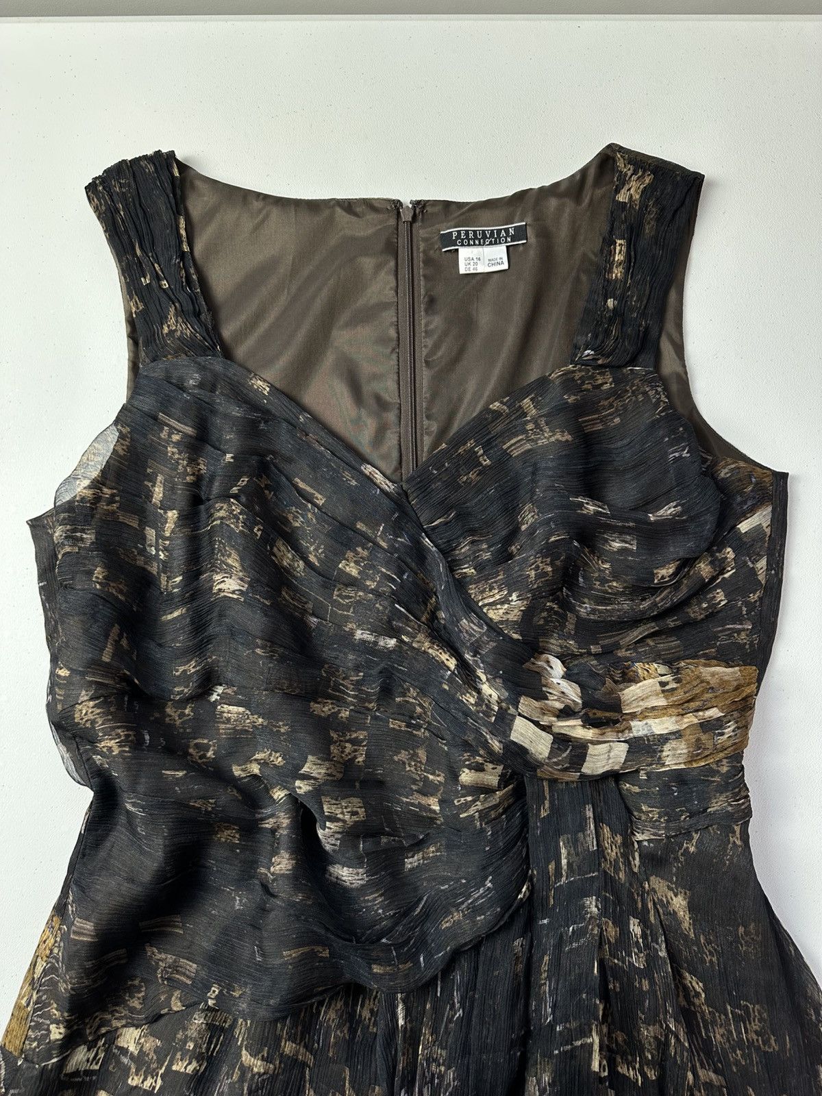 Hysteric Glamour Peruvian Connection Linen Coctail Dress Size XXL / US 16-18 / IT 52-54 - 6 Thumbnail