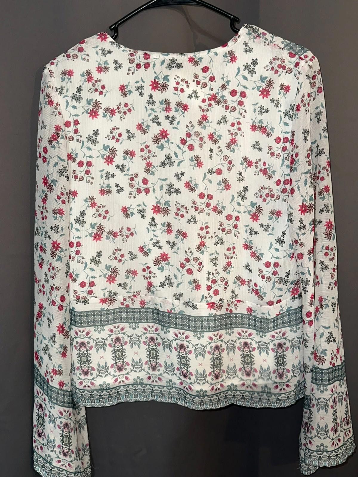 Designer Endless Rose Blouse Medium Cottagecore Floral Print Size M / US 6-8 / IT 42-44 - 6 Thumbnail