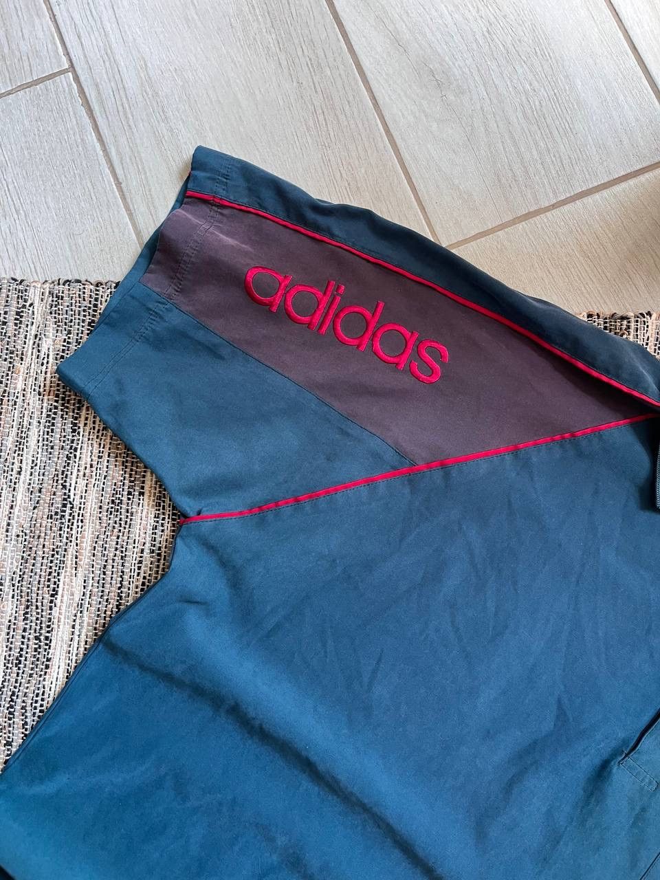 Adidas × Equipment × Vintage Vintage Polo Adidas Equipment T-shirt green many logos Size US XL / EU 56 / 4 - 4 Thumbnail