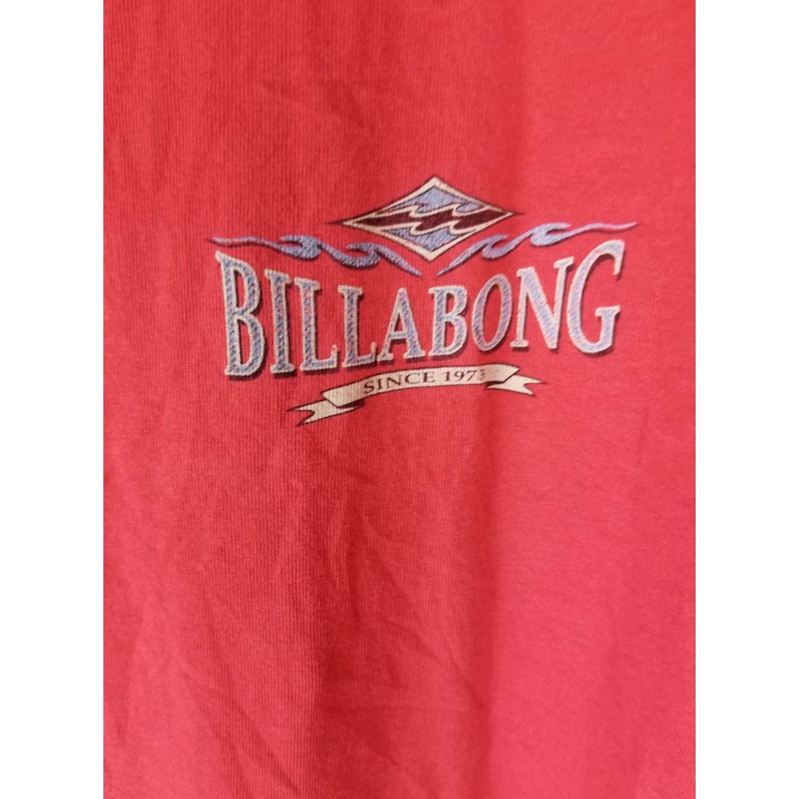 Billabong VINTAGE BILLABONG T-SHIRT SURFING RED SINGLE STITCH SZ LARGE SIZE L MEN Short Sleeve Round Neck 94' Size US L / EU 52-54 / 3 - 3 Thumbnail