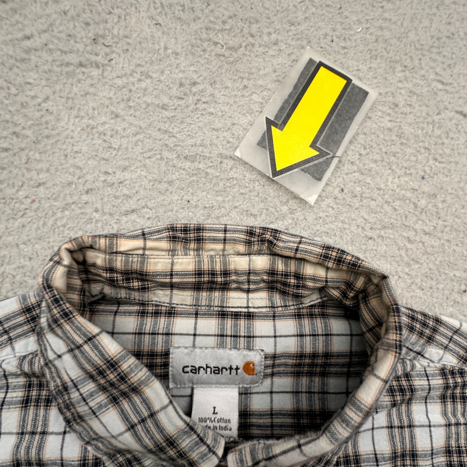 Carhartt Carhartt Plaid Long Sleeve Button Up Shirt Mens Large Green Size US L / EU 52-54 / 3 - 10 Thumbnail