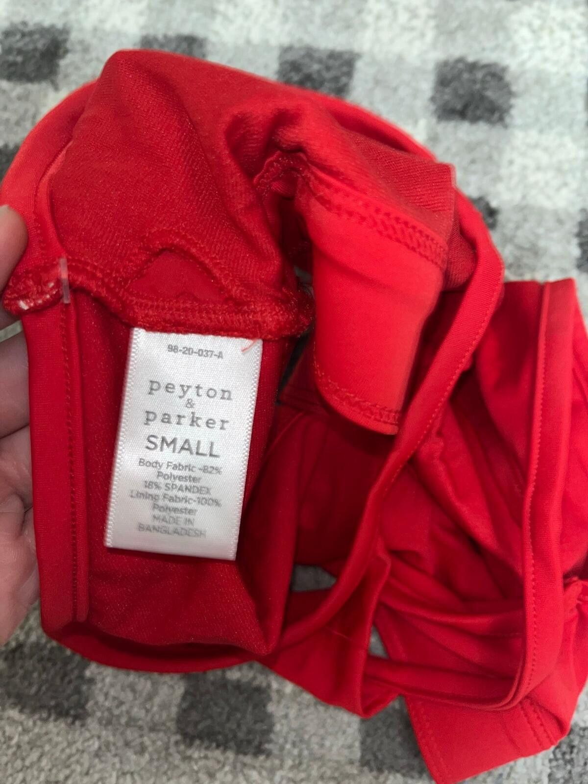 Other Peyton Parker Womens Small Red High Neck Swim Top NWT Size ONE SIZE - 5 Thumbnail