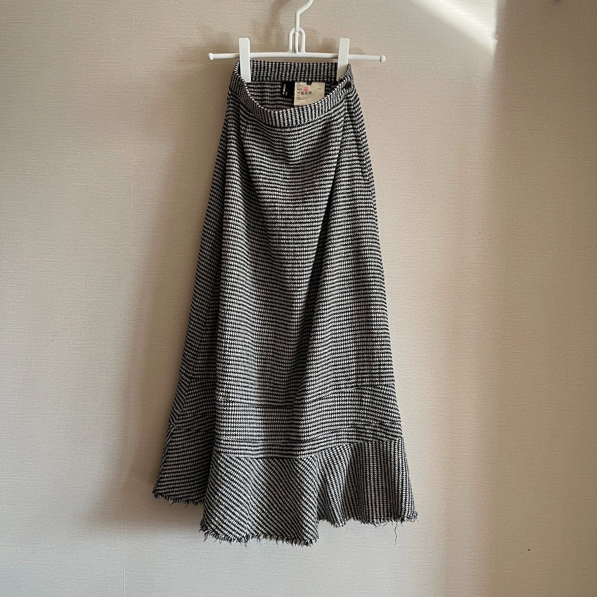 Comme des Garcons Comme des Garcons Houndstooth Wool Skirt Size US 28 / EU 44 - 1 Thumbnail