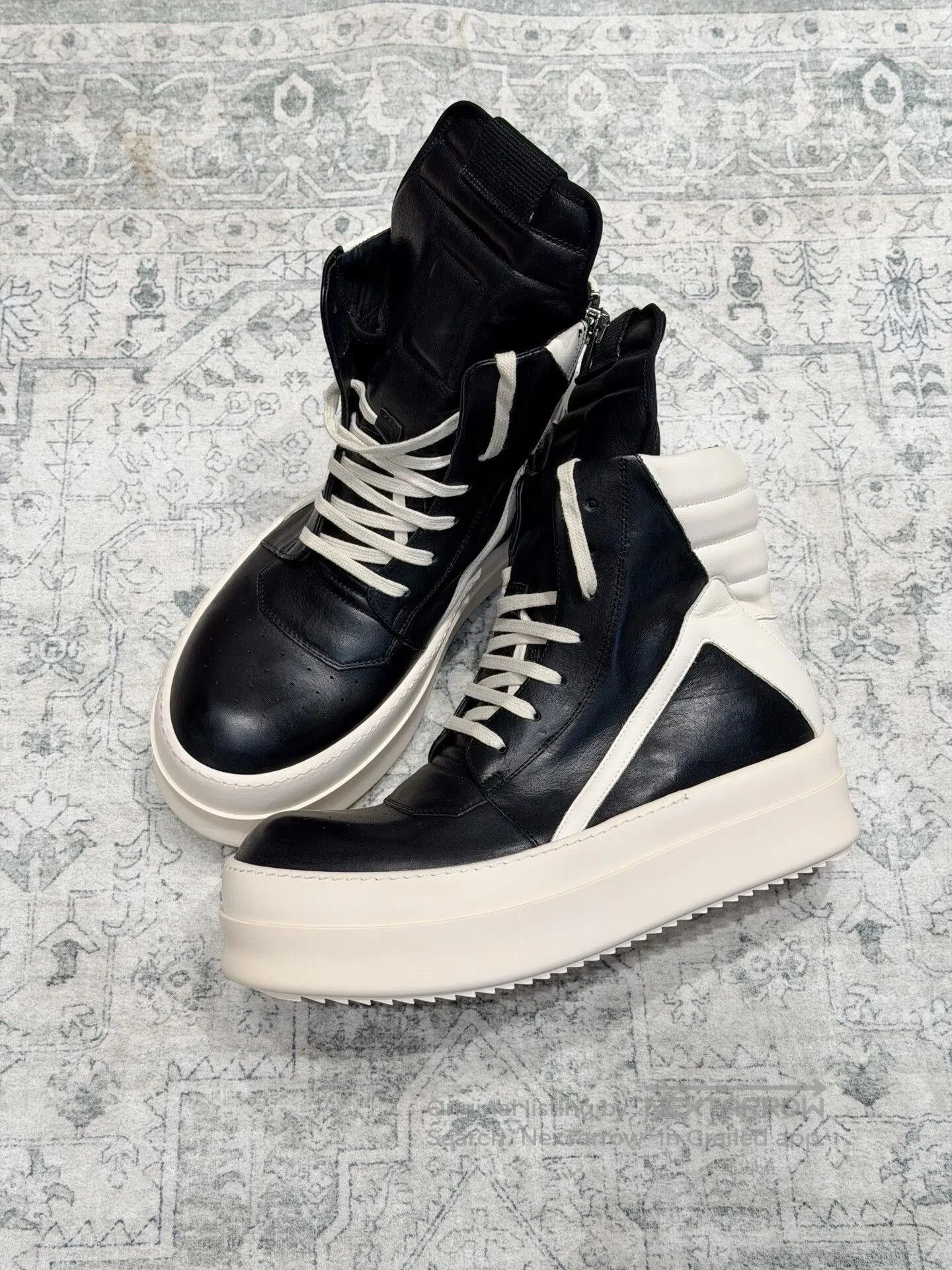 Rick Owens Rick Owens Platform Inverted Triangle High-Top. Size US 10 / EU 43 - 1 Thumbnail