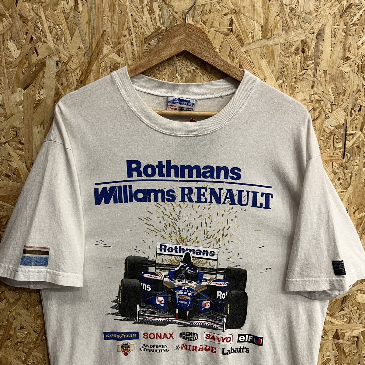 Formula 1 Vintage Rothmans Williams Renault 1996 Goodsports Tee TShirt Size US XL / EU 56 / 4 - 3 Thumbnail