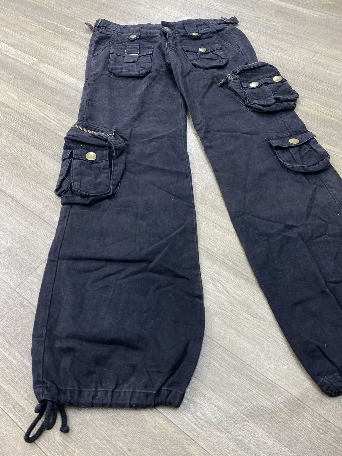 If Six Was Nine 2000s Freak Sly 3D Bondage Gothic Punk Lgb Cargo Pants Y2K Size US 28 / EU 44 - 4 Thumbnail