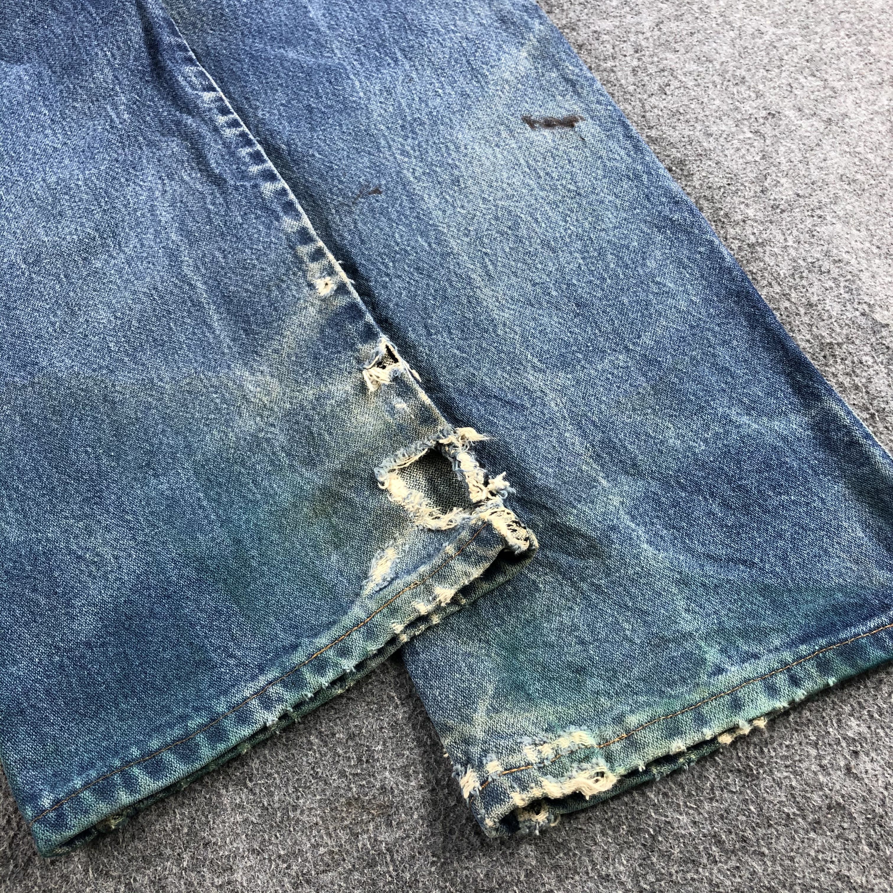 Vintage Vintage Blue Wash Wrangler Jeans-J2421 Size US 32 / EU 48 - 6 Thumbnail