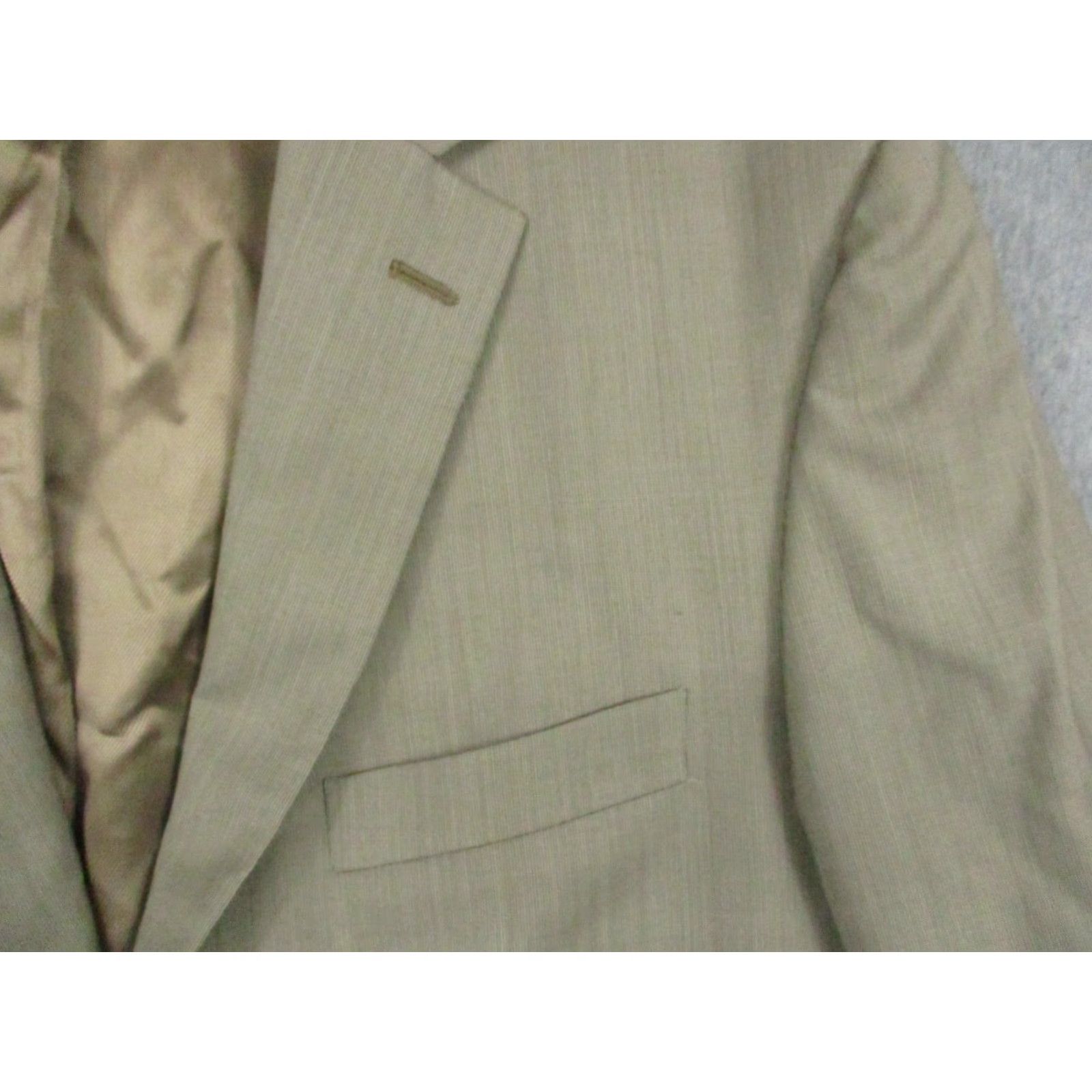 Pronto Uomo VINTAGE Pronto Uomo Italian Wool Blazer Zignone 42 R Brown Double Vented Notch Blazer Mens 42 Brown Wool Tweed EUC Regular Vintage Size 42R - 2 Thumbnail