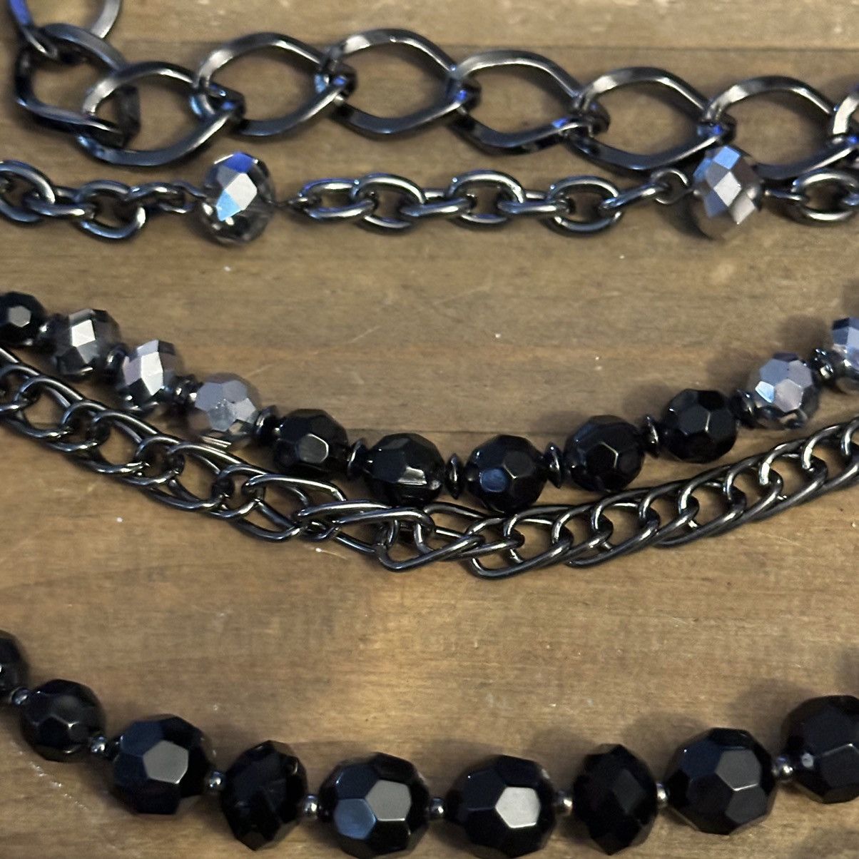 White House Black Market WHBM multi strand layered chain belt/necklace Size ONE SIZE - 5 Thumbnail