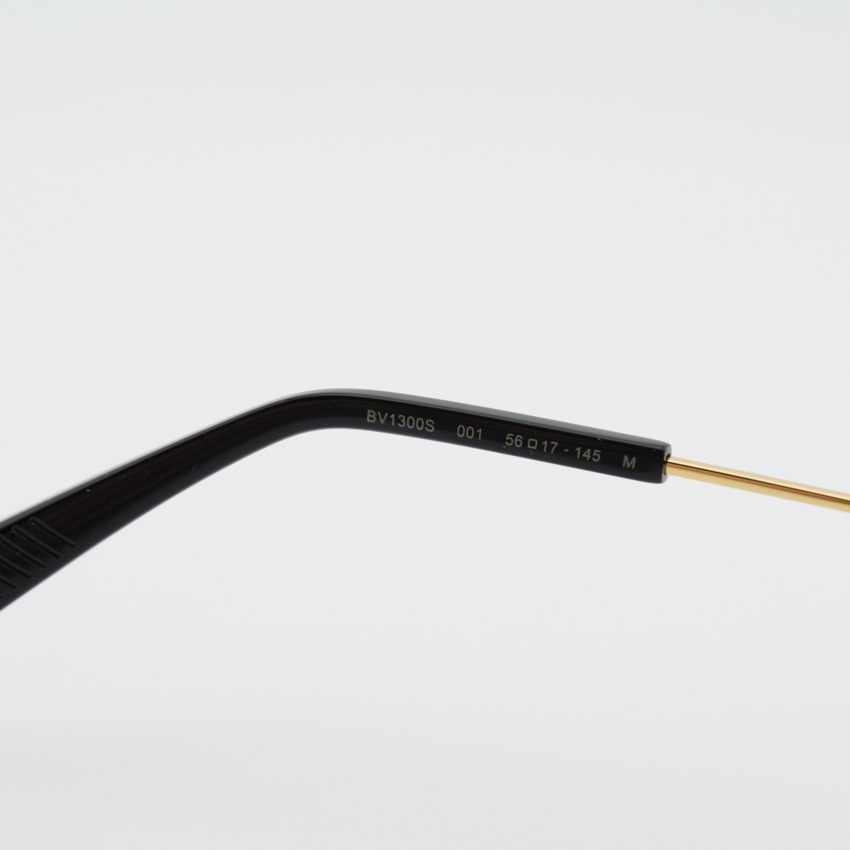 Bottega Veneta Bottega Veneta BV1300S 001 Sunglasses Gold Rectangle Frame Size ONE SIZE - 4 Thumbnail