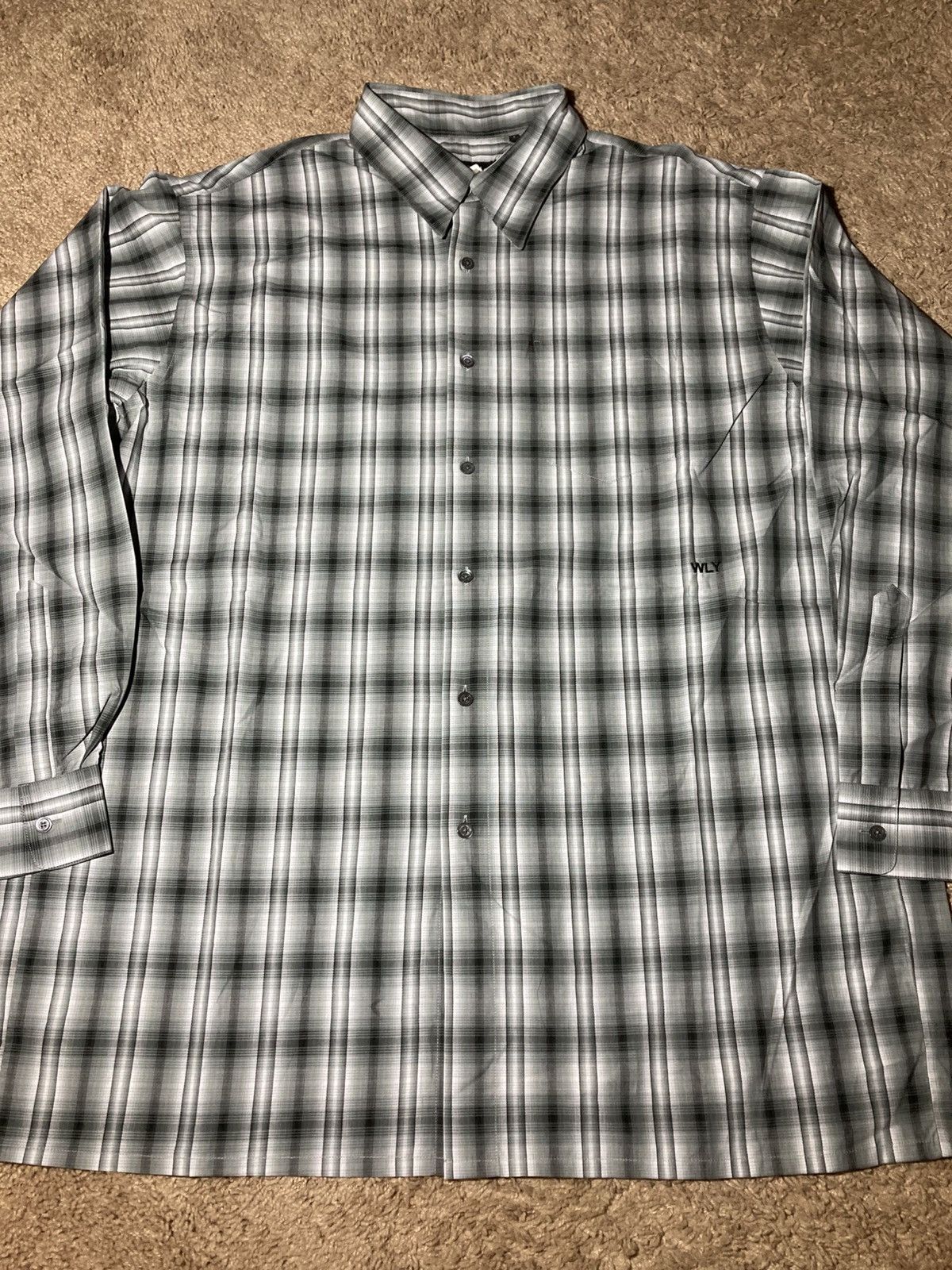 Willy Chavarria New SS25 Willy Chavarria Cholo Shadow Plaid Point Collar 90s Size US L / EU 52-54 / 3 - 2 Thumbnail