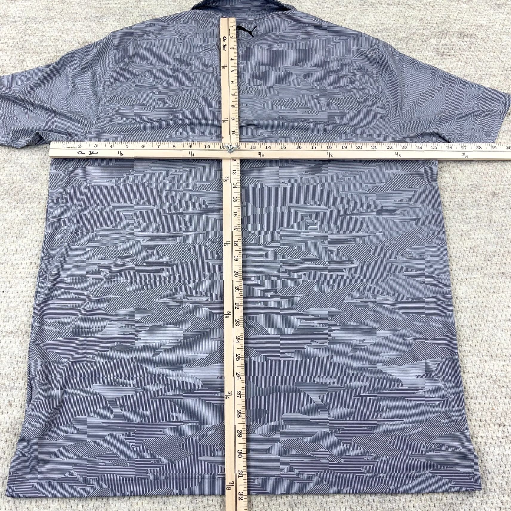 Puma Puma Polo Shirt Men XL Gray Camo Golf Performance Cool Dry Jersey Short Sleeve Logo Easy Care Moisture Wicking UV Size US XL / EU 56 / 4 - 6 Thumbnail