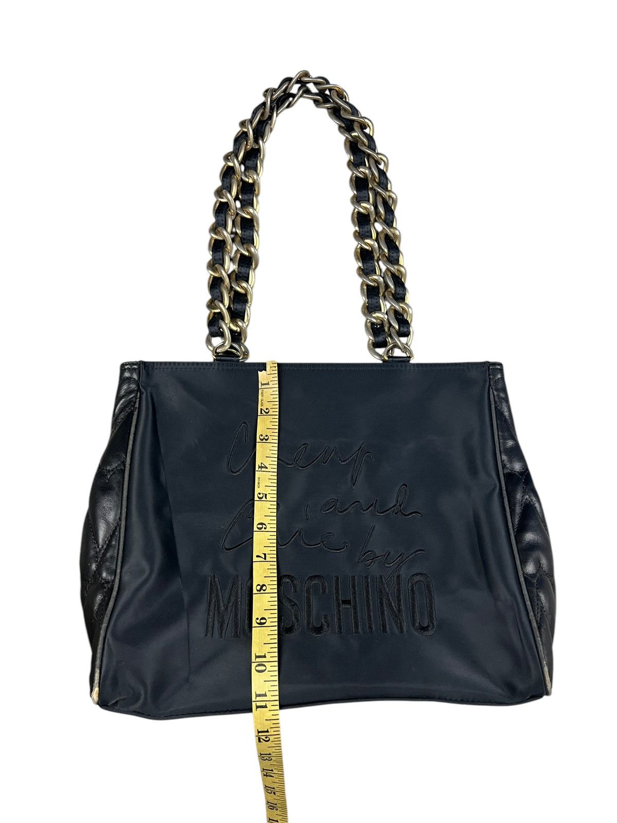 Moschino × Vintage 1990 Moschino Chain Shoulder Bag Size ONE SIZE - 17 Thumbnail