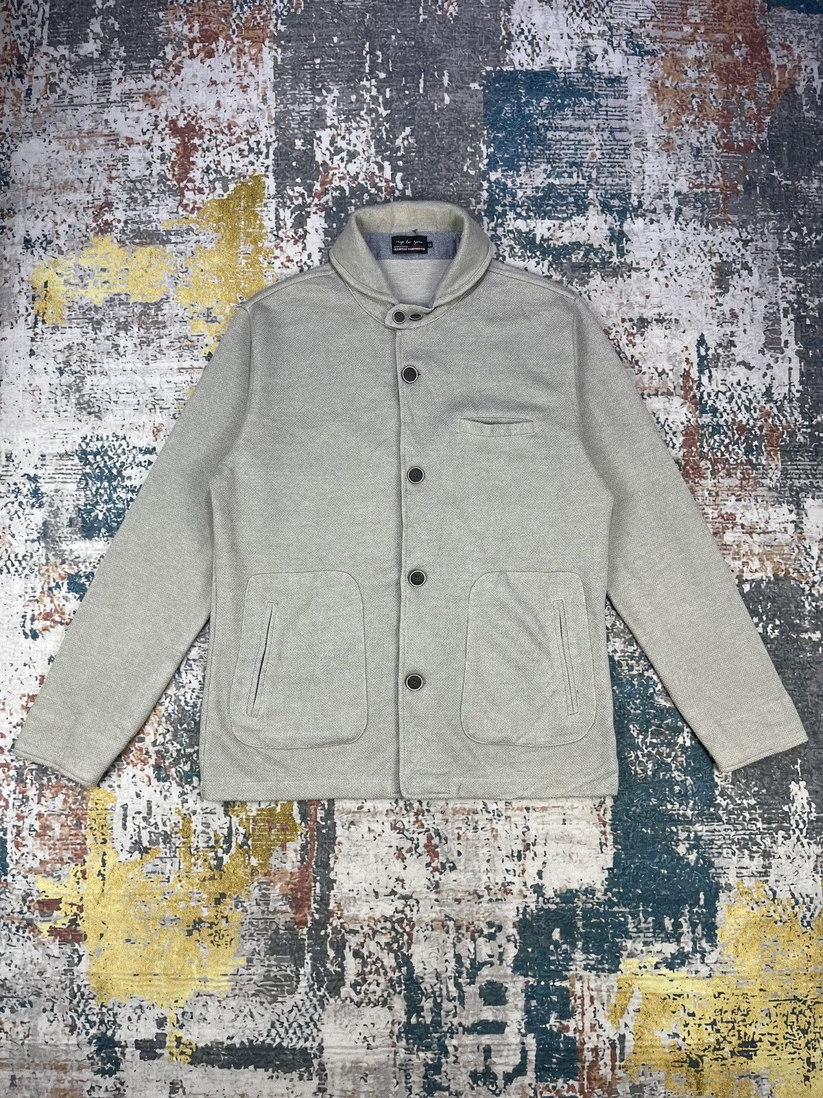 Kansai Yamamoto Kansai Yamamoto Up To You Button Up Sweatshirt Jacket Size US L / EU 52-54 / 3 - 1 Thumbnail
