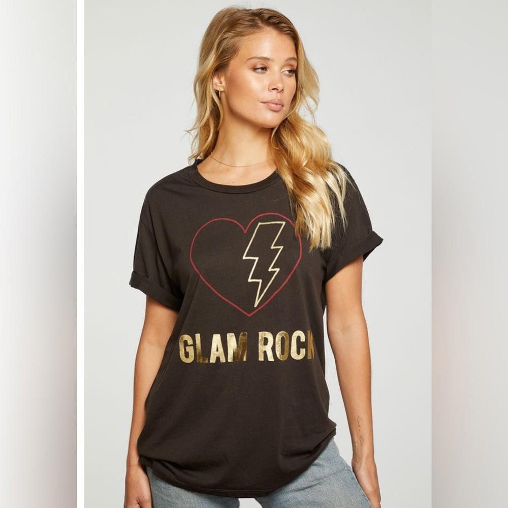 Chase Authentics Chaser GLAM ROCK women’s T shirt size Small Size S / US 4 / IT 40 - 1 Thumbnail