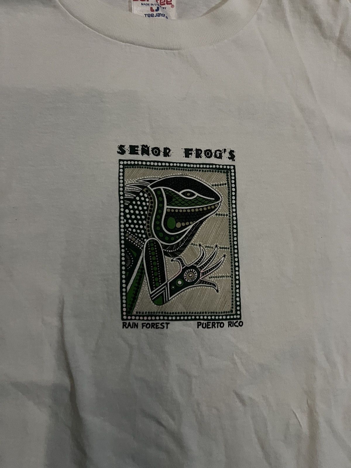 Vintage Vintage 1994 Senor Frog’s T-Shirt Single Stitch Size US L / EU 52-54 / 3 - 3 Thumbnail