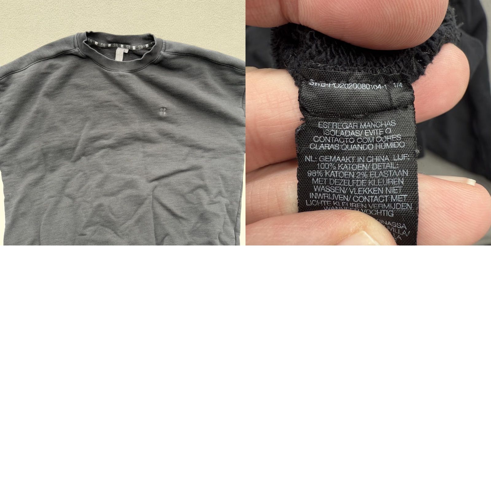 Sweaty Betty VINTAGE Sweaty Betty Sweatshirt Womens L Black Crewneck Logo Pullover SB Gym Workout Size L / US 10 / IT 46 - 8 Thumbnail
