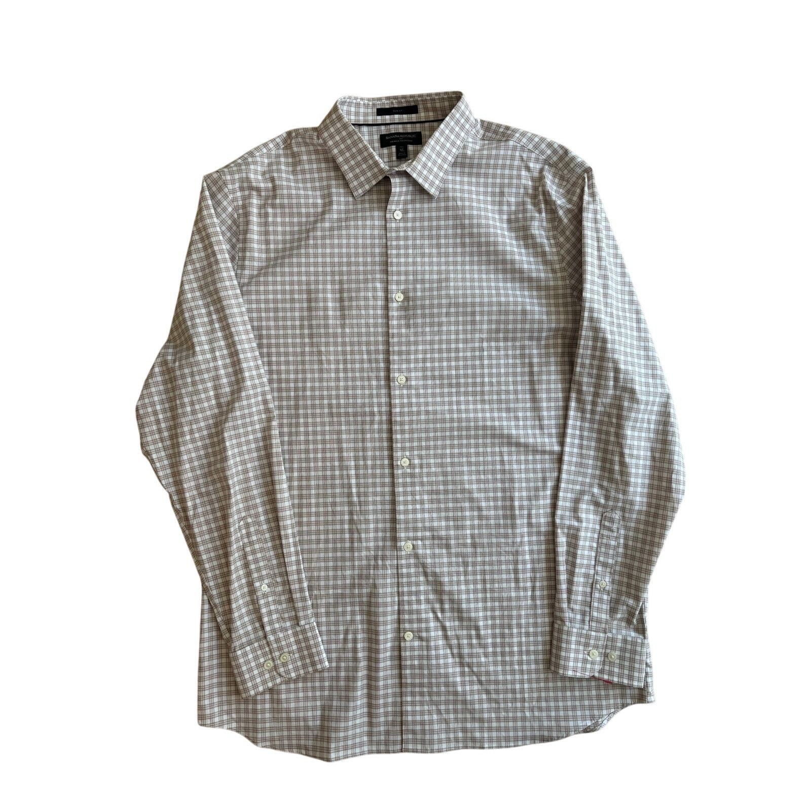 Banana Republic Banana Republic Slim Fit Wrinkle Resistant Dress Shirt XL Size US XL / EU 56 / 4 - 3 Thumbnail