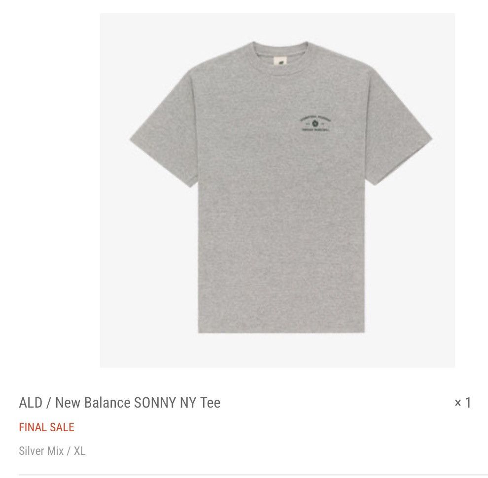 Aime Leon Dore × New Balance NEW ALD / New Balance SONNY NY Tee XL Size US XL / EU 56 / 4 - 3 Thumbnail