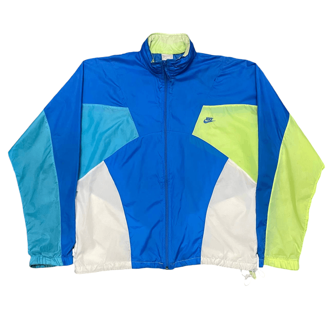 Nike Vintage 80's Nike Colour Block Light Jacket Size US S / EU 44-46 / 1 - 1 Thumbnail