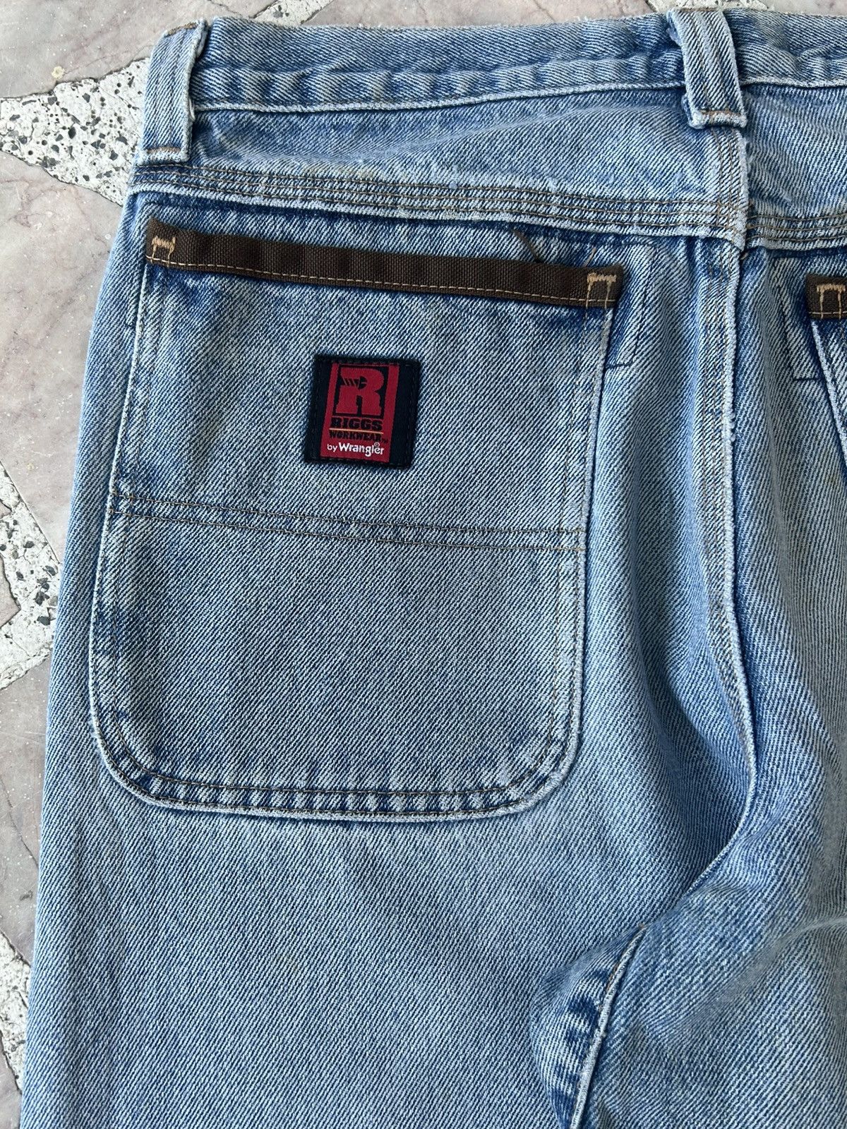 Wrangler Riggs By Wrangler Vintage Double Knee Denim Size US 32 / EU 48 - 11 Thumbnail