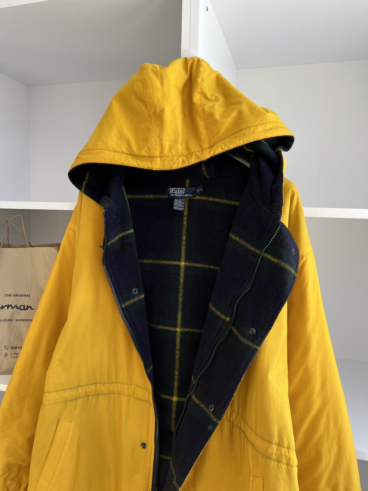Polo Ralph Lauren × Vintage Vintage Polo Ralph Lauren Parka Mens Yellow Coat Cotton Size US XL / EU 56 / 4 - 11 Thumbnail