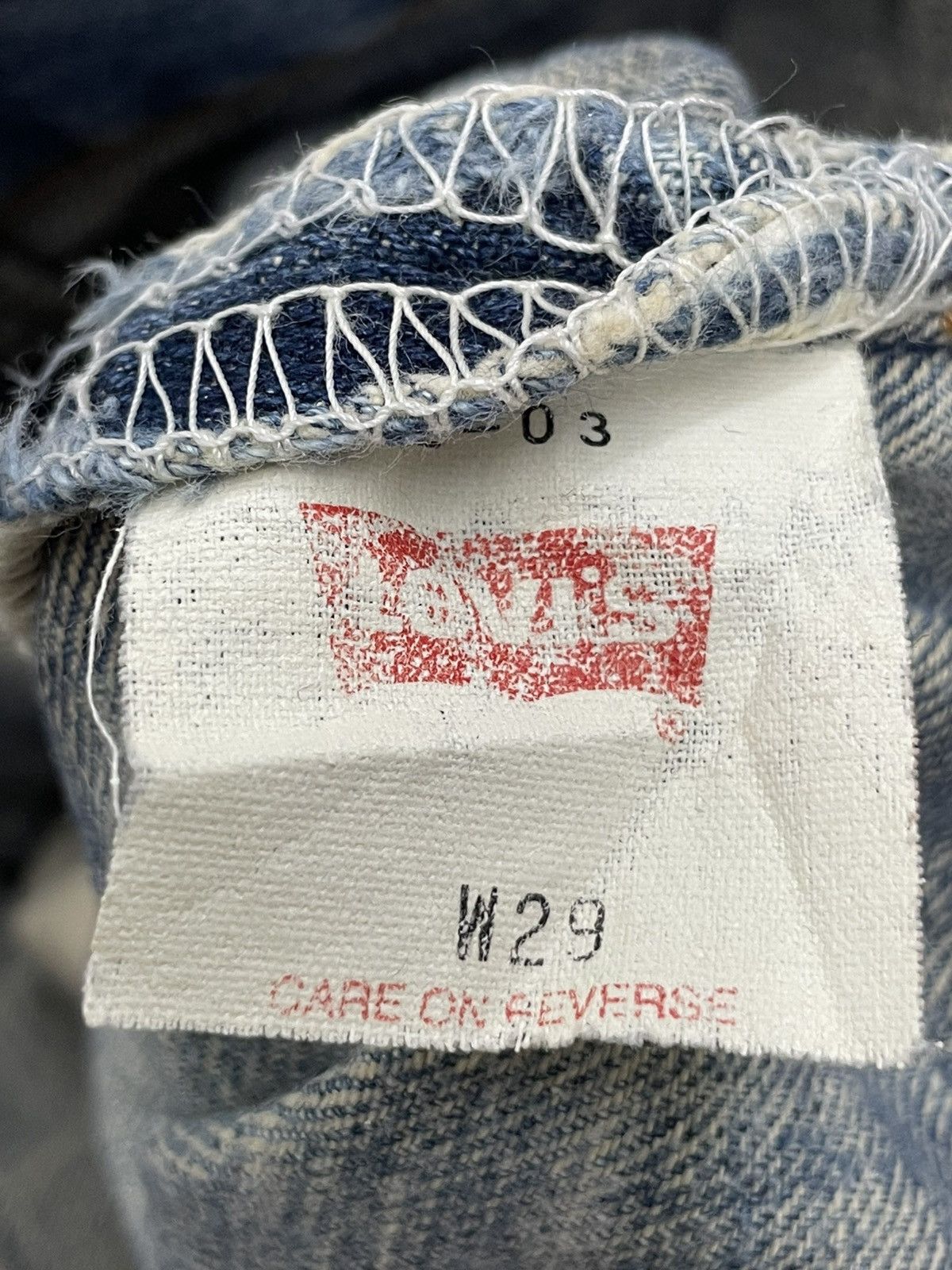 Levi's × Vintage Levis 502 Vintage Japan Button Lightwash Zipfly Size US 29 - 14 Thumbnail