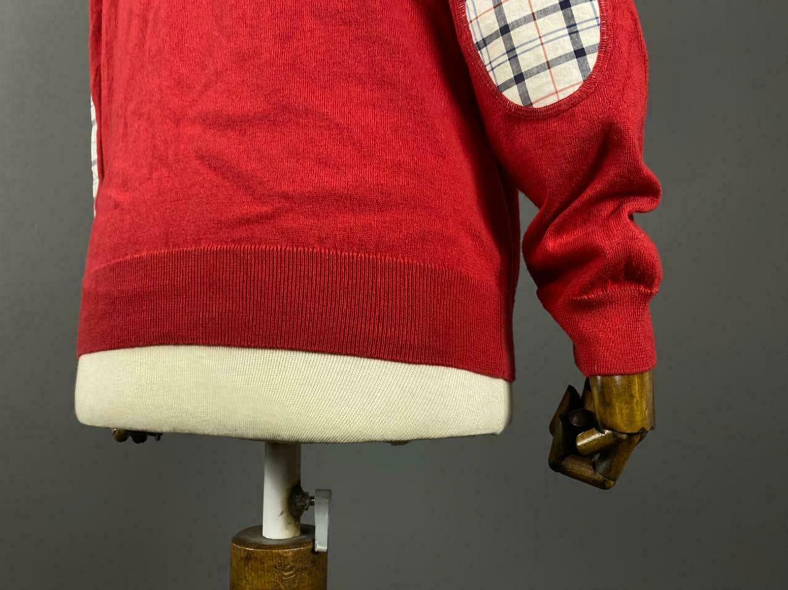 Barbour Barbour Summer Tartan Red Cashmere Cardigan Jumper Size 14 Size XL / US 12-14 / IT 48-50 - 9 Thumbnail