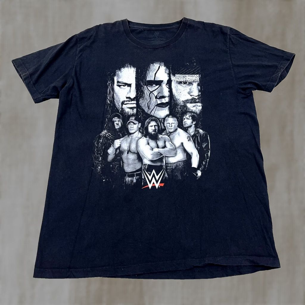 Vintage VINTAGE WWE Shirt Men Large Black Y2K John Cena Undertaker Sting Brock Lesnar Size US L / EU 52-54 / 3 - 1 Thumbnail